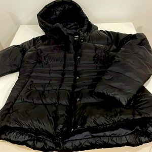 North Face jacket with hood excellent condition